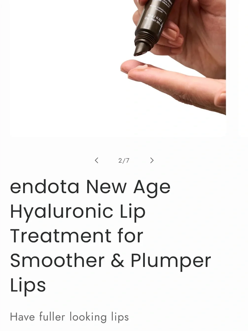 New Age Hyaluronic Lip Treatment — Brown